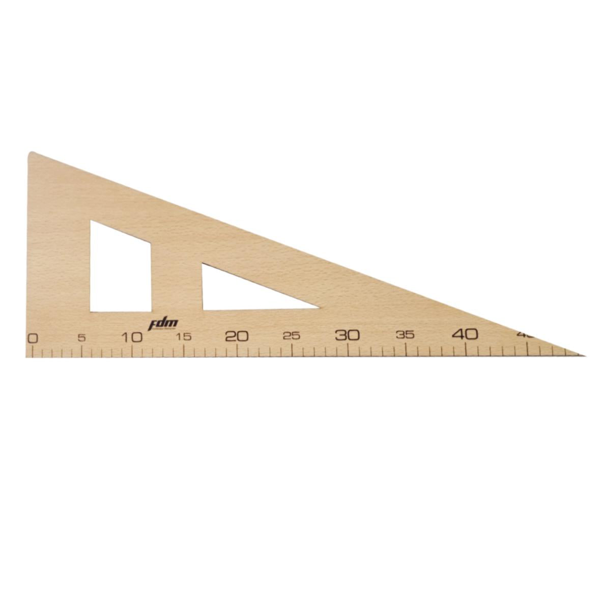 6 Parça Terzi-modelist-Tekstil Ahşap Riga Cetvel Gönye Takımı