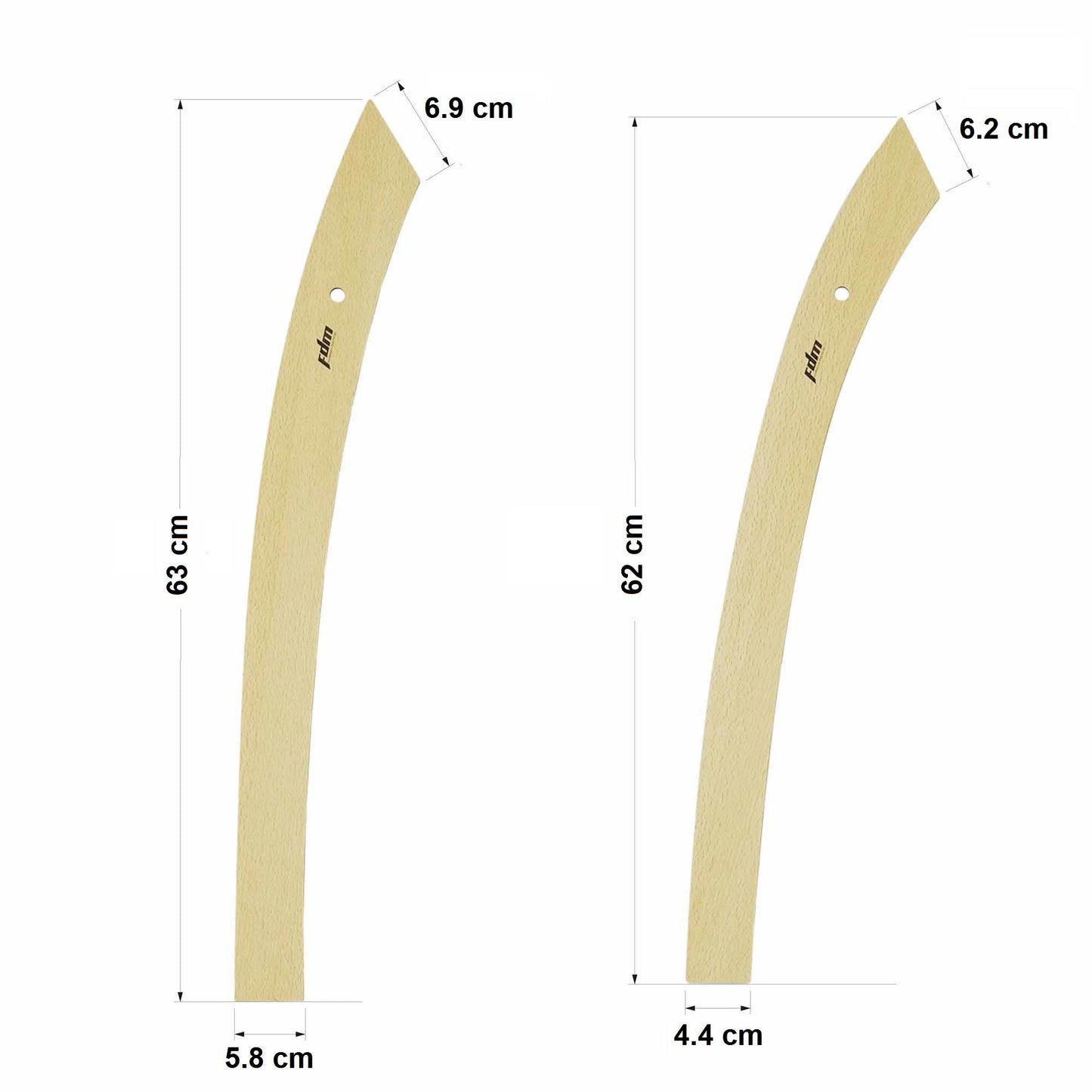 6 Parça Terzi-modelist-Tekstil Ahşap Riga Cetvel Gönye Takımı