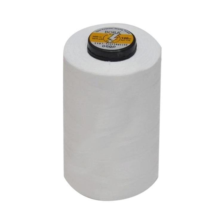 Siyah ve Beyaz Dikiş İpliği Bora 120 No 5000 Metre - 2 li set