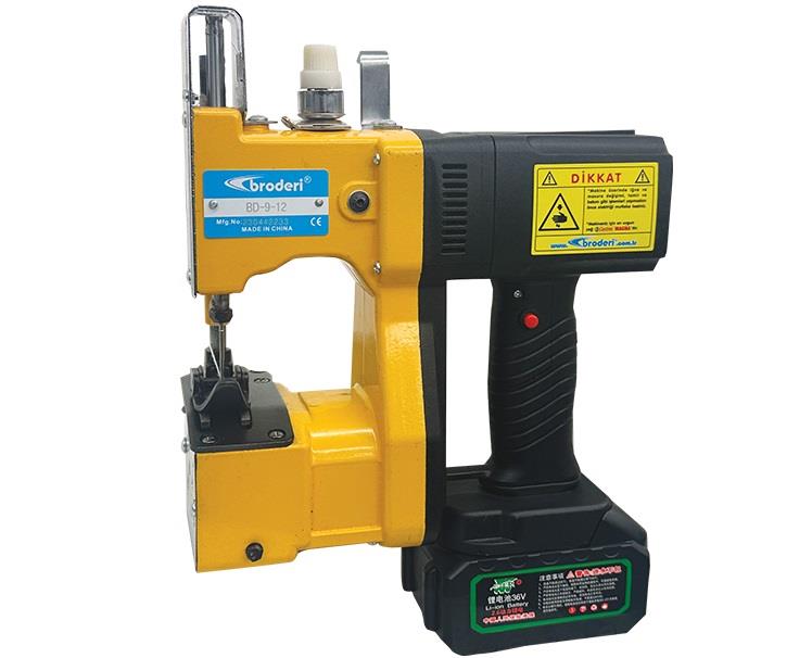 Broderi Bd-9-12 Şarjlı Çuval Ağzı Makinesi
