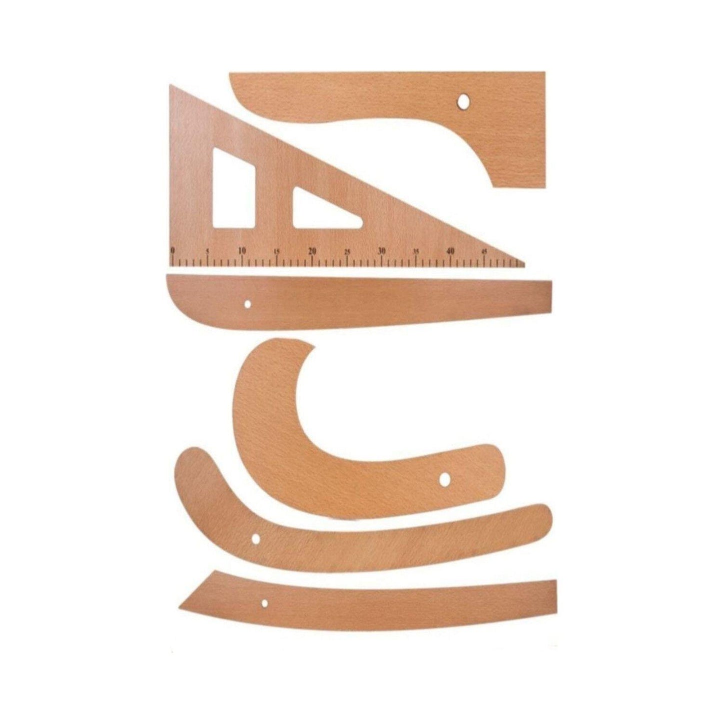 Cetvel Riga Takımı 6 lı Set Plastik