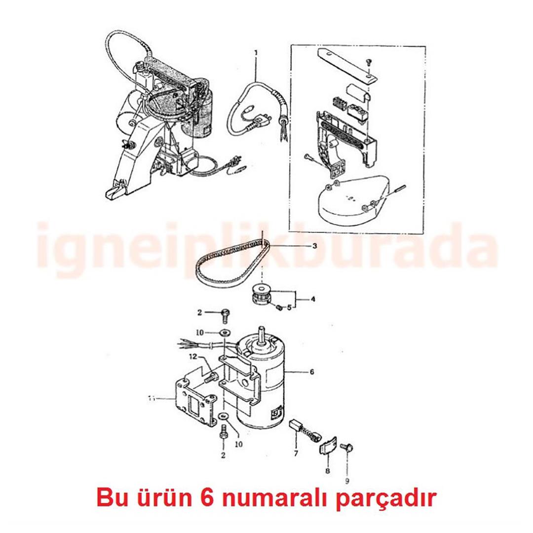 Fdm Çuval Ağzı Dikiş Makinesi Motoru
