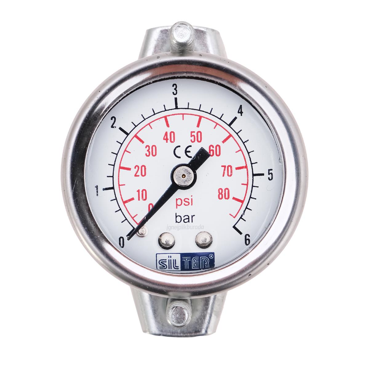 FDM Silter TS MN 636 Manometre (Pano Tip) (Ø63 | 0-6 B