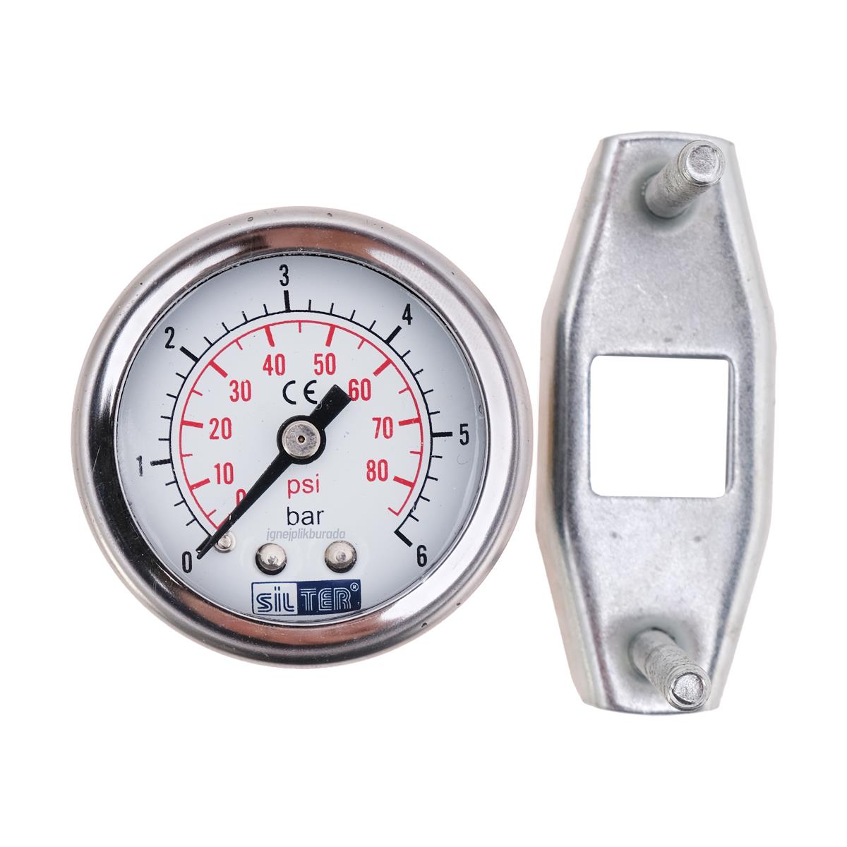 FDM Silter TS MN 636 Manometre (Pano Tip) (Ø63 | 0-6 B