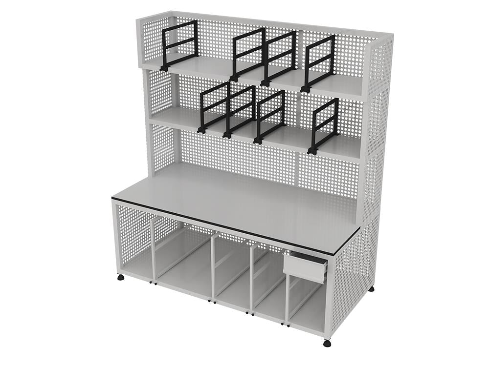 Fdm Raflı Ve Seperatörlü Paketleme Masası T179