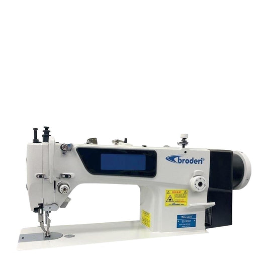 Broderi BD-303GT Otomatik 8 mm Tek İğne Büyük Mekik Çift Pabuç  (Direct Drive)