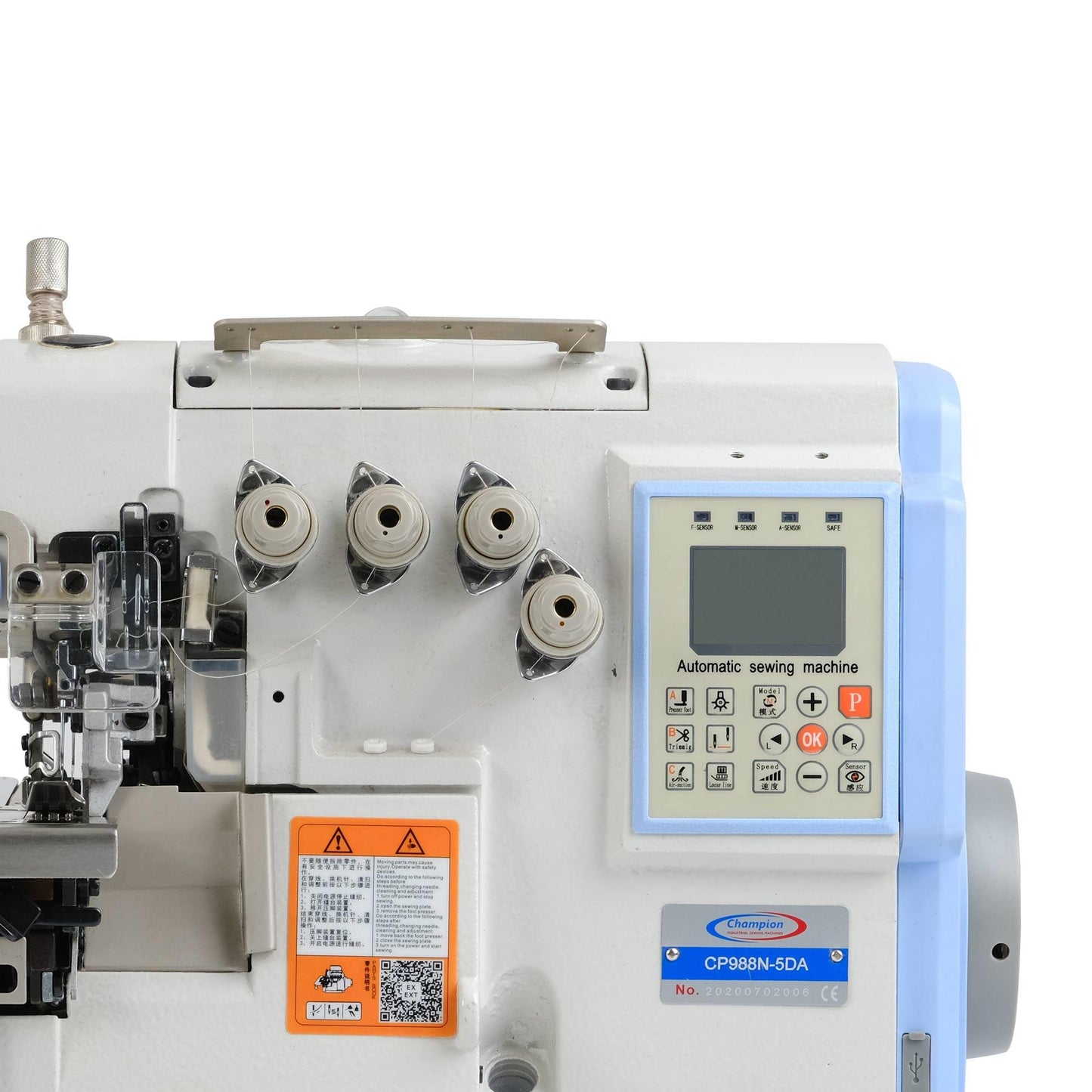 FDM Champion 988N-5 Otomatik 5 İplik Overlok Makinesi