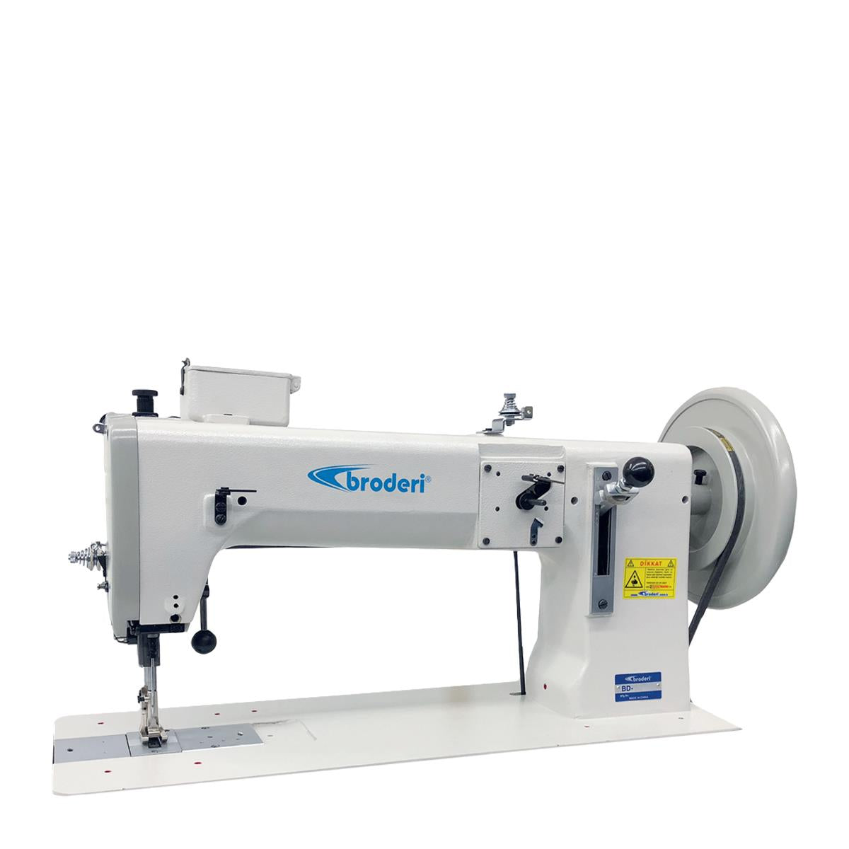 FDM Broderi i BD-243 iğne ve Ayak Transportlu Branda Dikiş Makinesi, Çift Pabuç, Ekstra Kalın Malzemeler İçin