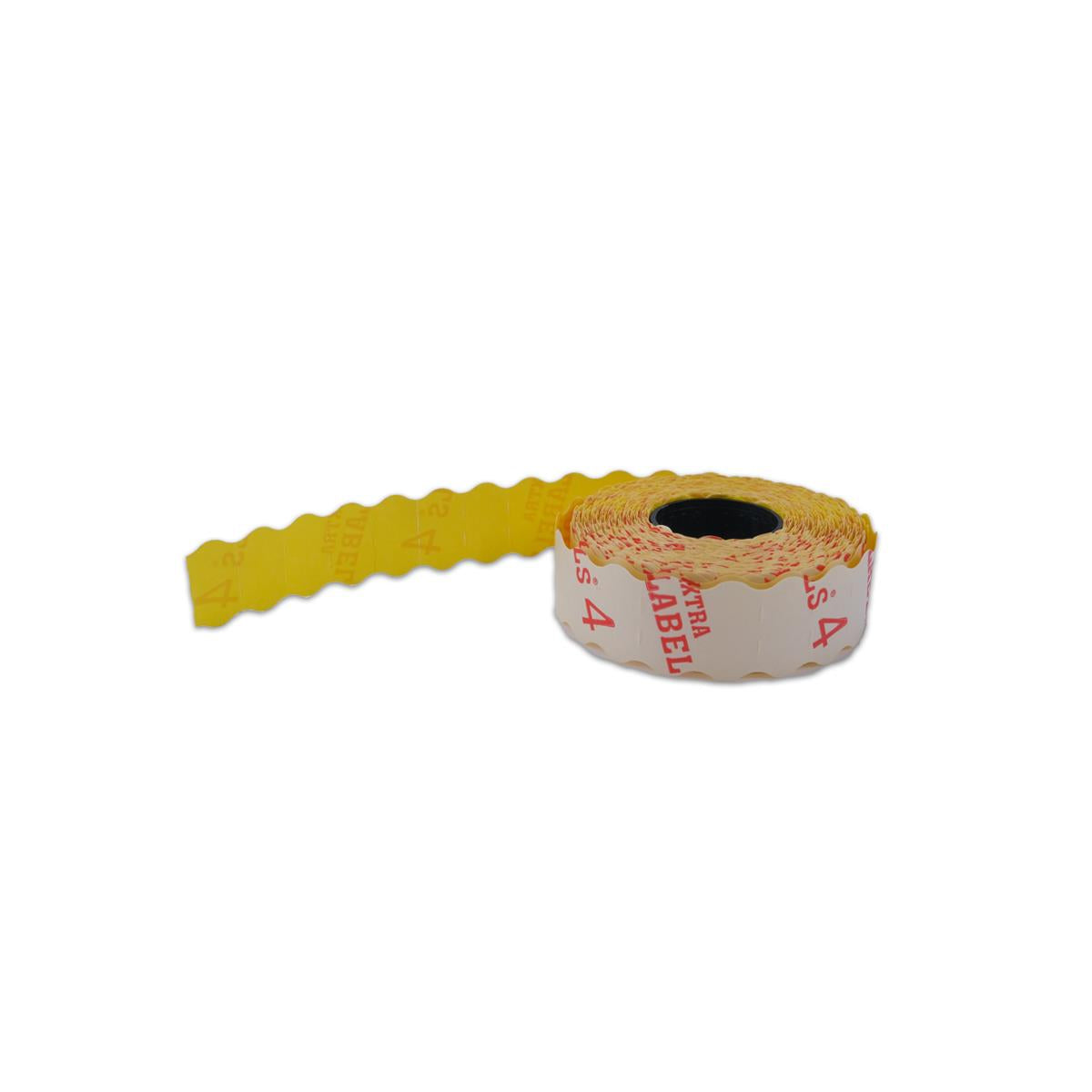 FDM Labels Sarı Meto Etiketi 4 No (42 Rulo)