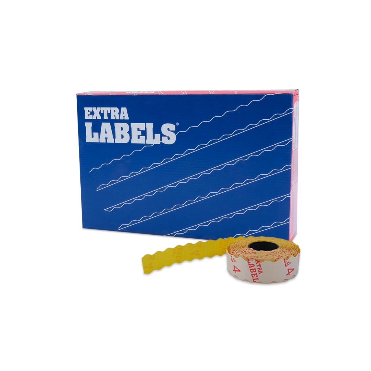 FDM Labels Sarı Meto Etiketi 4 No (42 Rulo)