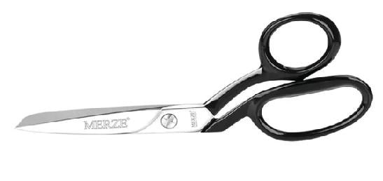 FDM Merze 4115-7 Siyah Saplı Yatık Regula Makası Extra Kalite No:7  D-103