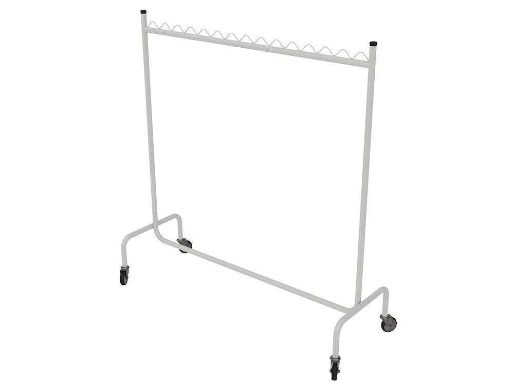 Fdm Tekerlekli Zigzag Ceket Askısı (En:40Cm - Boy:120Cm - Yükseklik:140Cm) (Fdm Tm-T47)