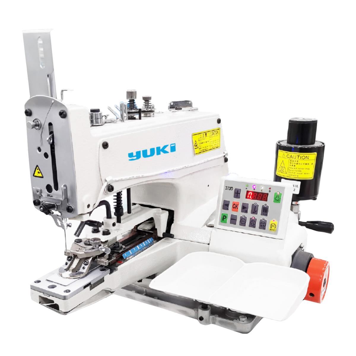 FDM Yuki JM-2377D Düğme Zincir Dikiş Makinesi (Çapraz ve Düz), Elektronik, Direct Drive, Ayak Kaldırmalı, İplik Kesmeli, Kafadan Motorlu